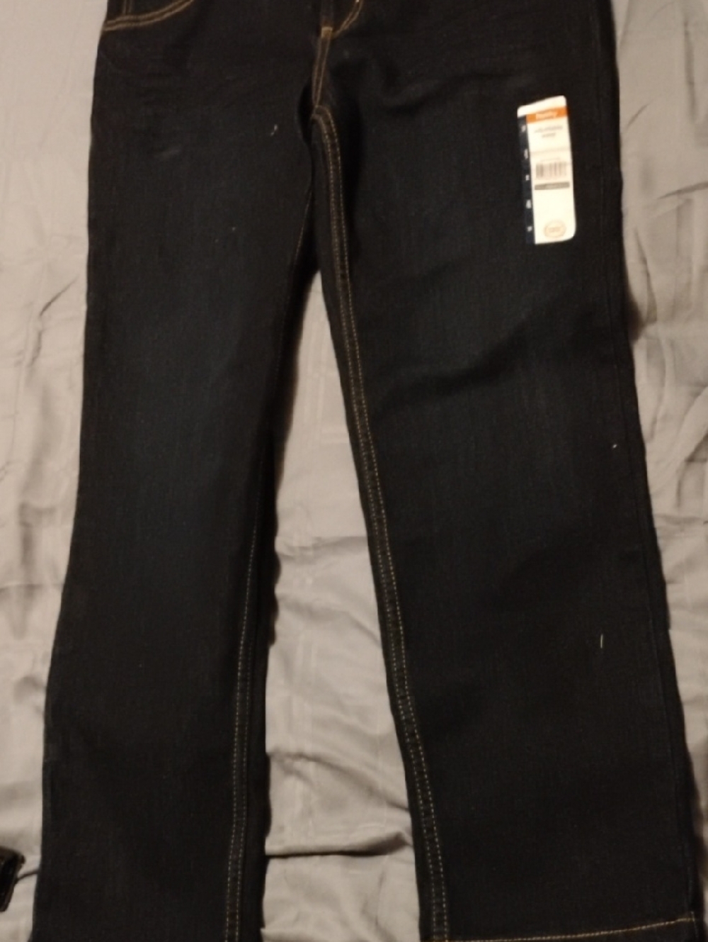 wonder nation Black Boot Cut Jeans with Contrast Stitching
